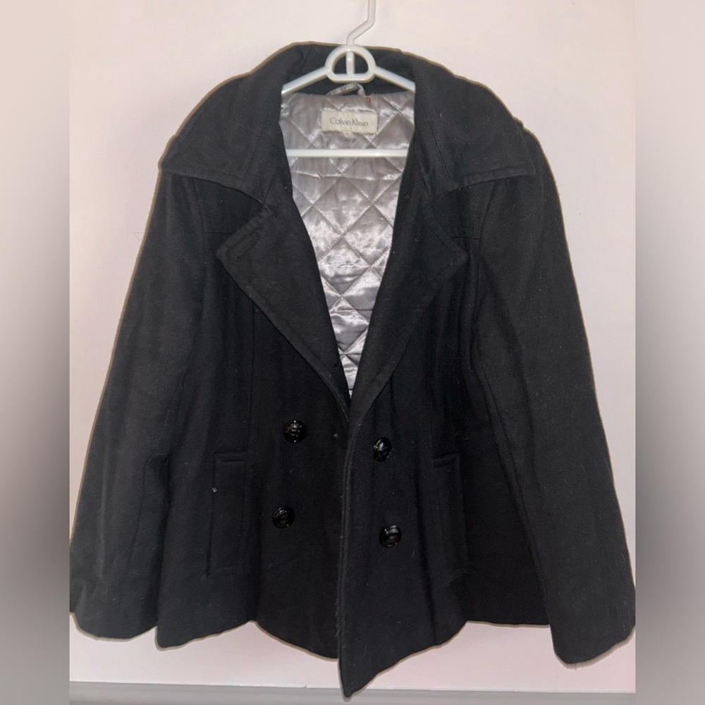 Calvin Klein Peacoat w/ Hood